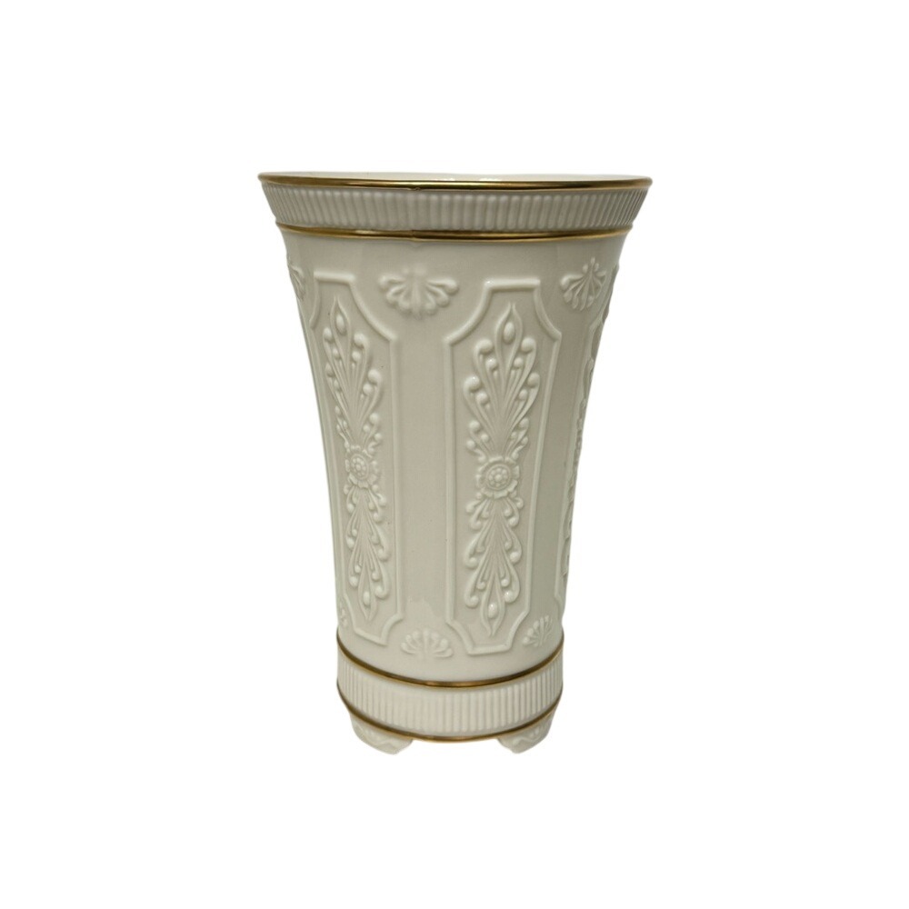 Lenox Gold Trim Creamy white vase